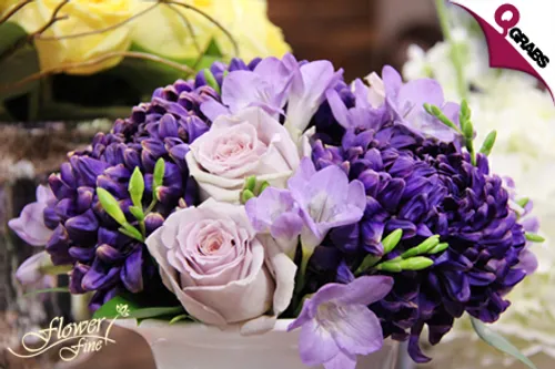 From QR49 for a Beautiful Bouquet of Roses from Flower Fine! (Up to QR300 Value)